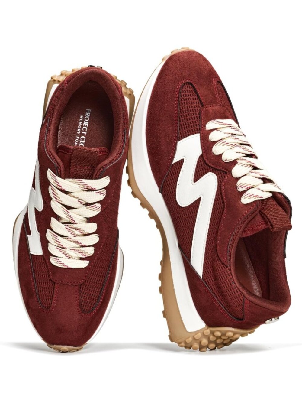 Women's Sangria Lightweight Trendy Non Slip Lace Up Casual Fashion Sneakers